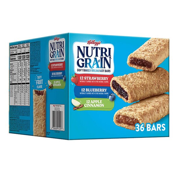 Kellogg's NutriGrain Bars Variety Pack (36 pk.) MedSTAT